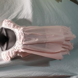 Vintage Youth Form Pink Cotton Blend 2 Piece Sleepwear Set Size Medium